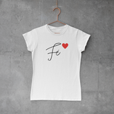 Camiseta Baby Look - Fé