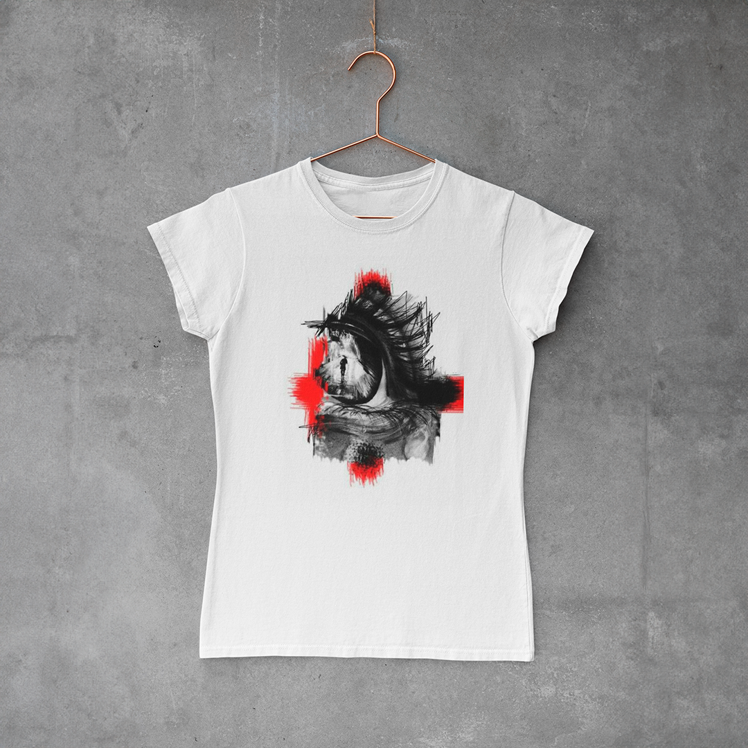 Camiseta Baby Look - The Eye Of Life