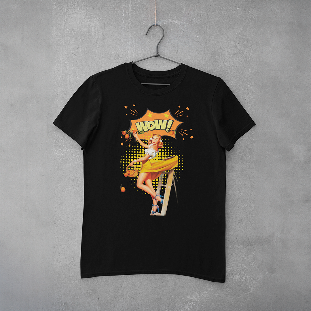 Camiseta Estampa Pin-Up Sarah