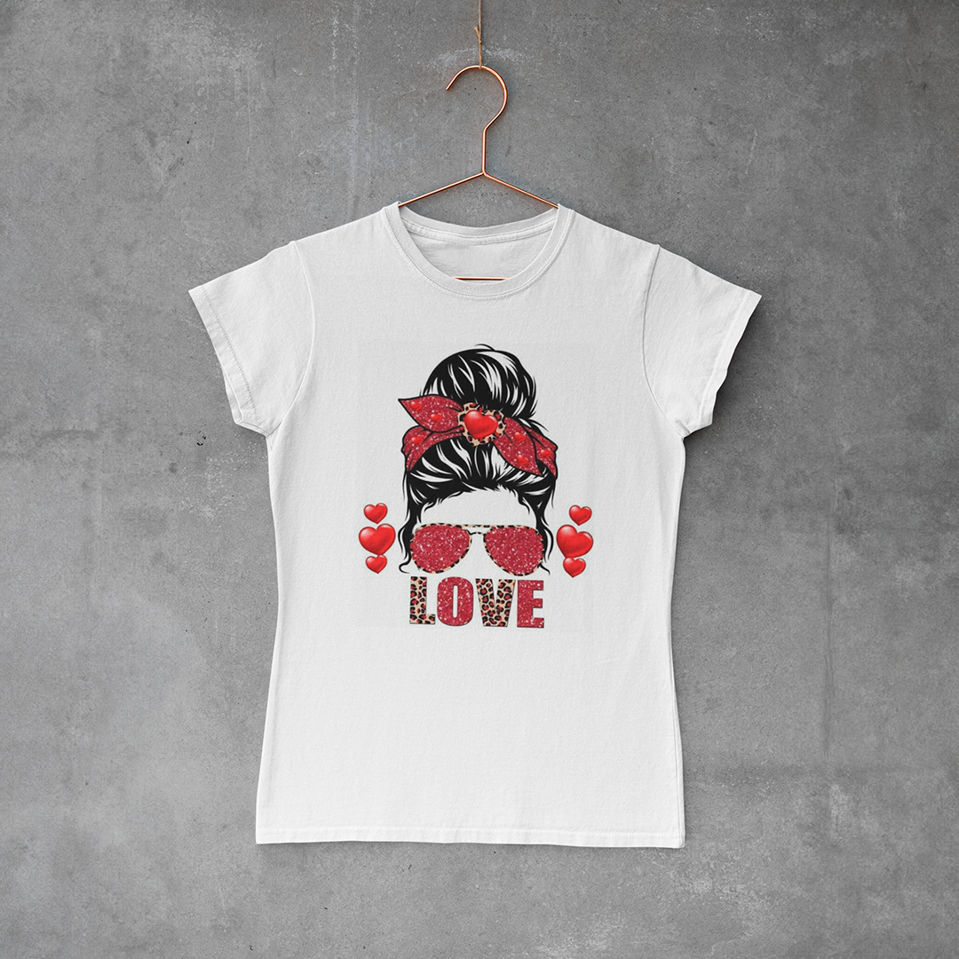 Camiseta Baby Look - Love