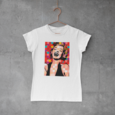Camiseta Baby Look - Marilyn