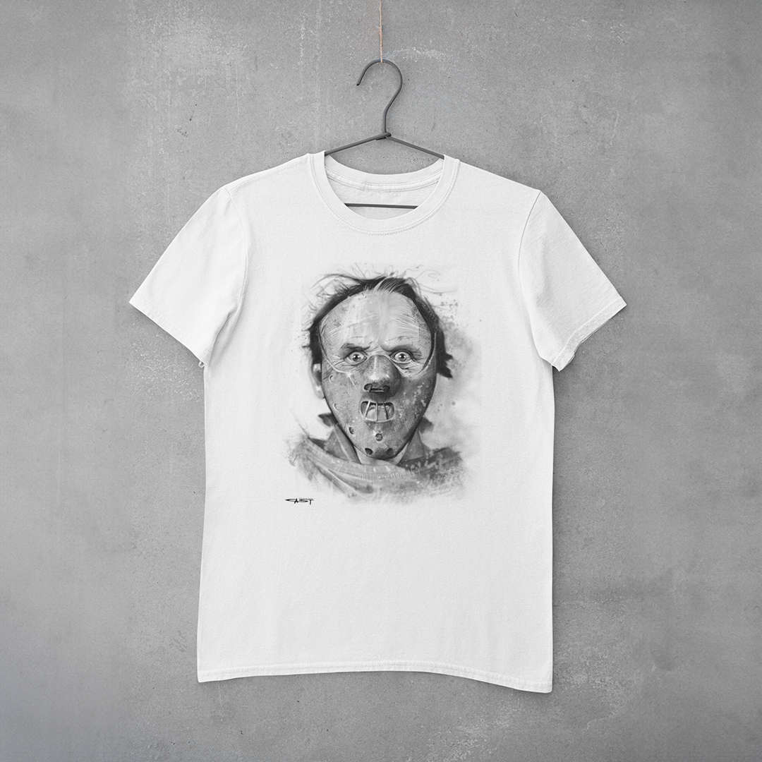 Camiseta Estampa Hannibal Lecter