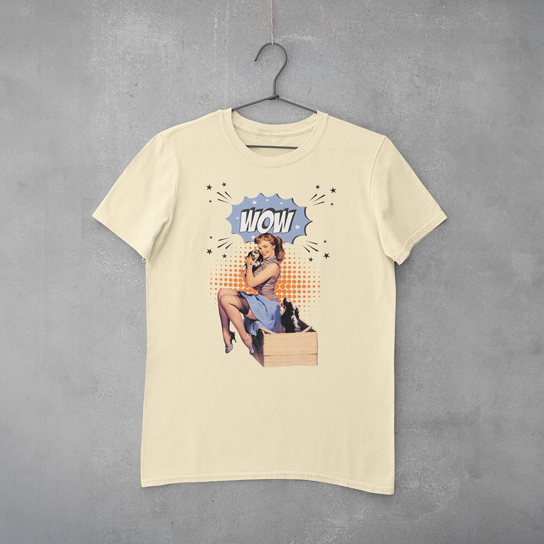 Camiseta Estampa Pin-Up Lily