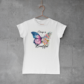 Camiseta Baby Look - Change Is Beautiful