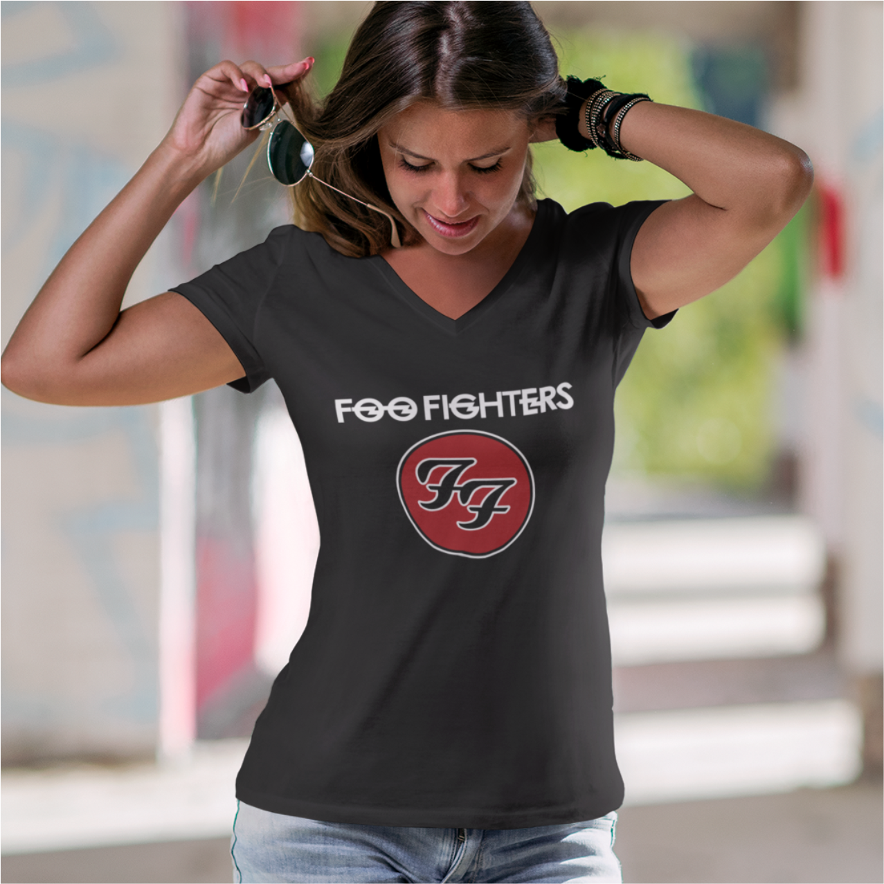 Camiseta Foo Fighters Tradicional Logo