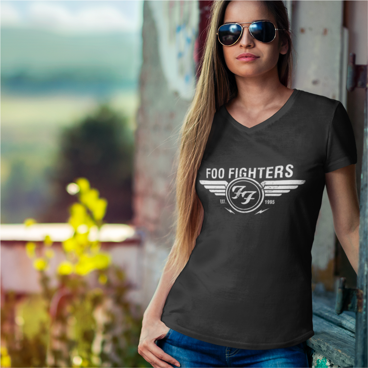 Camiseta Foo Fighters - Aero