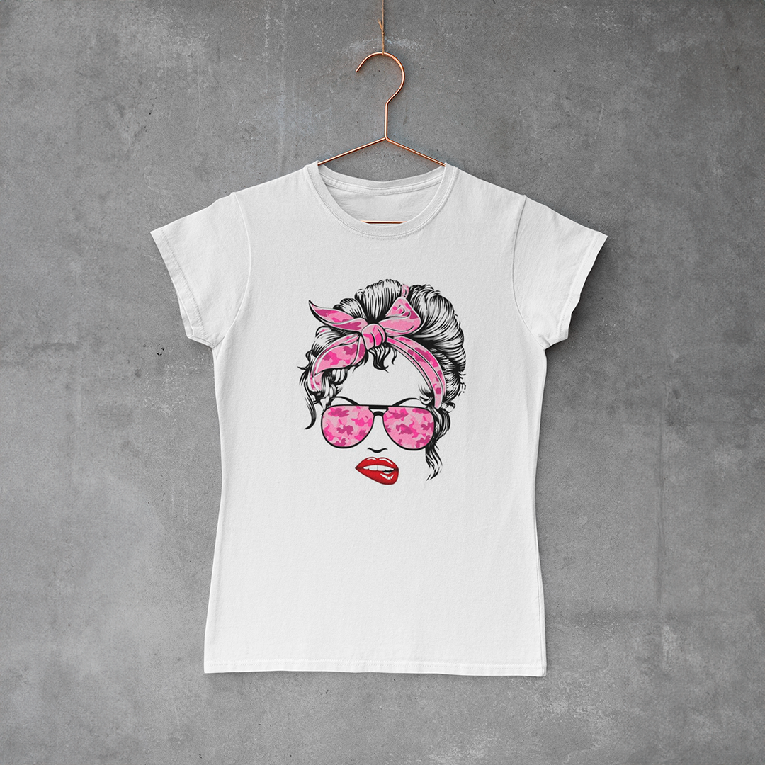Camiseta Baby Look - Pin Up