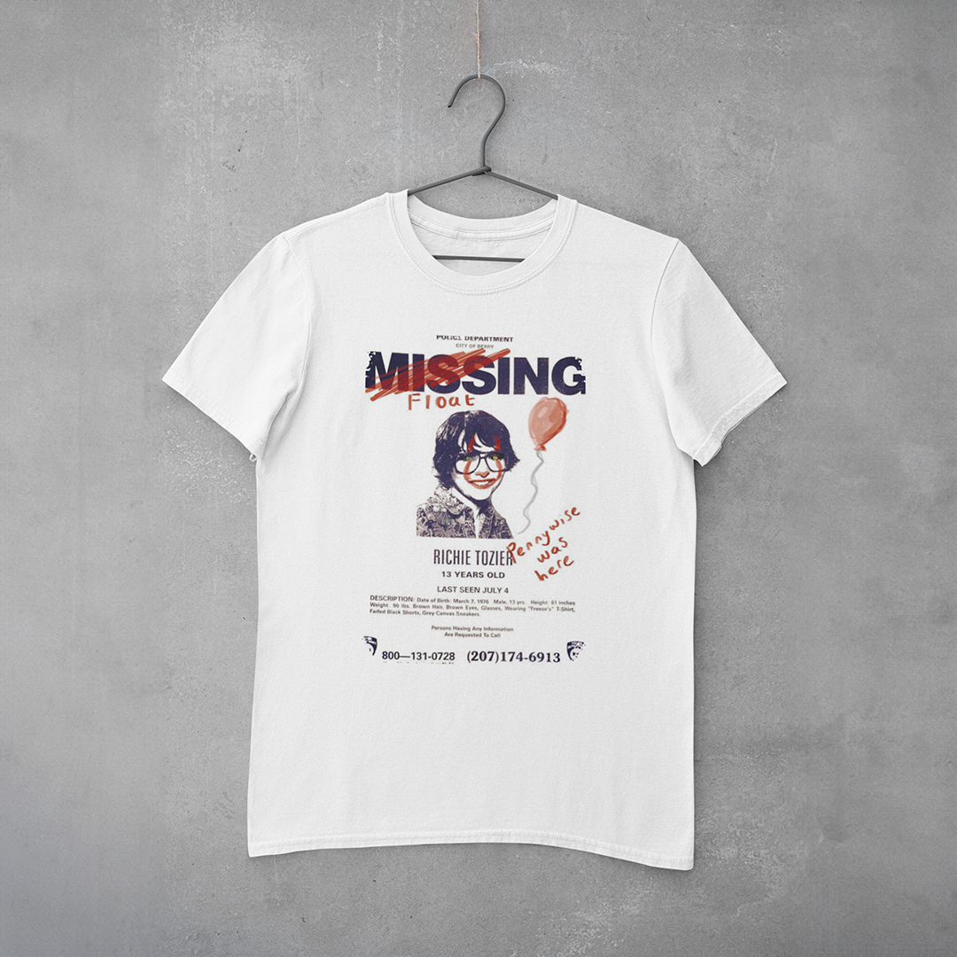 Camiseta Estampa It - Pennywise Was Here