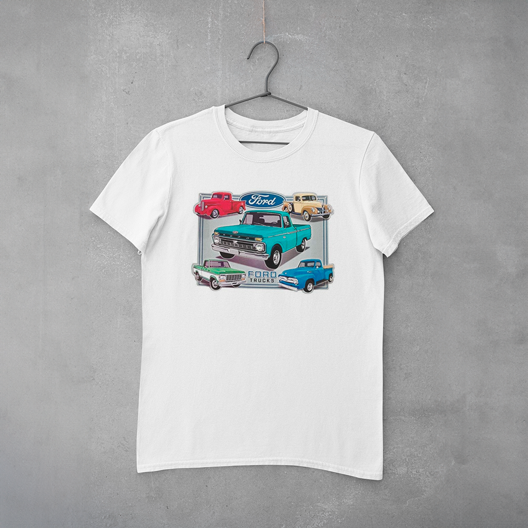 Camiseta Estampa Ford Trucks