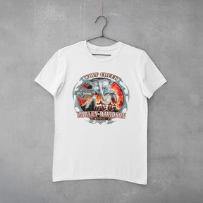 Camiseta Estampa Wolf Creek Harley Davidson