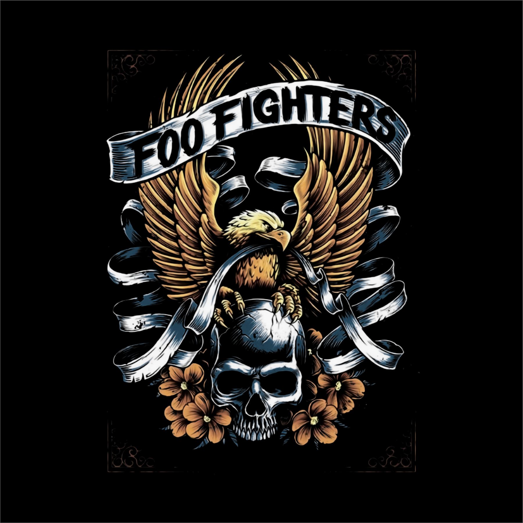 Camiseta Foo Fighters - Águia