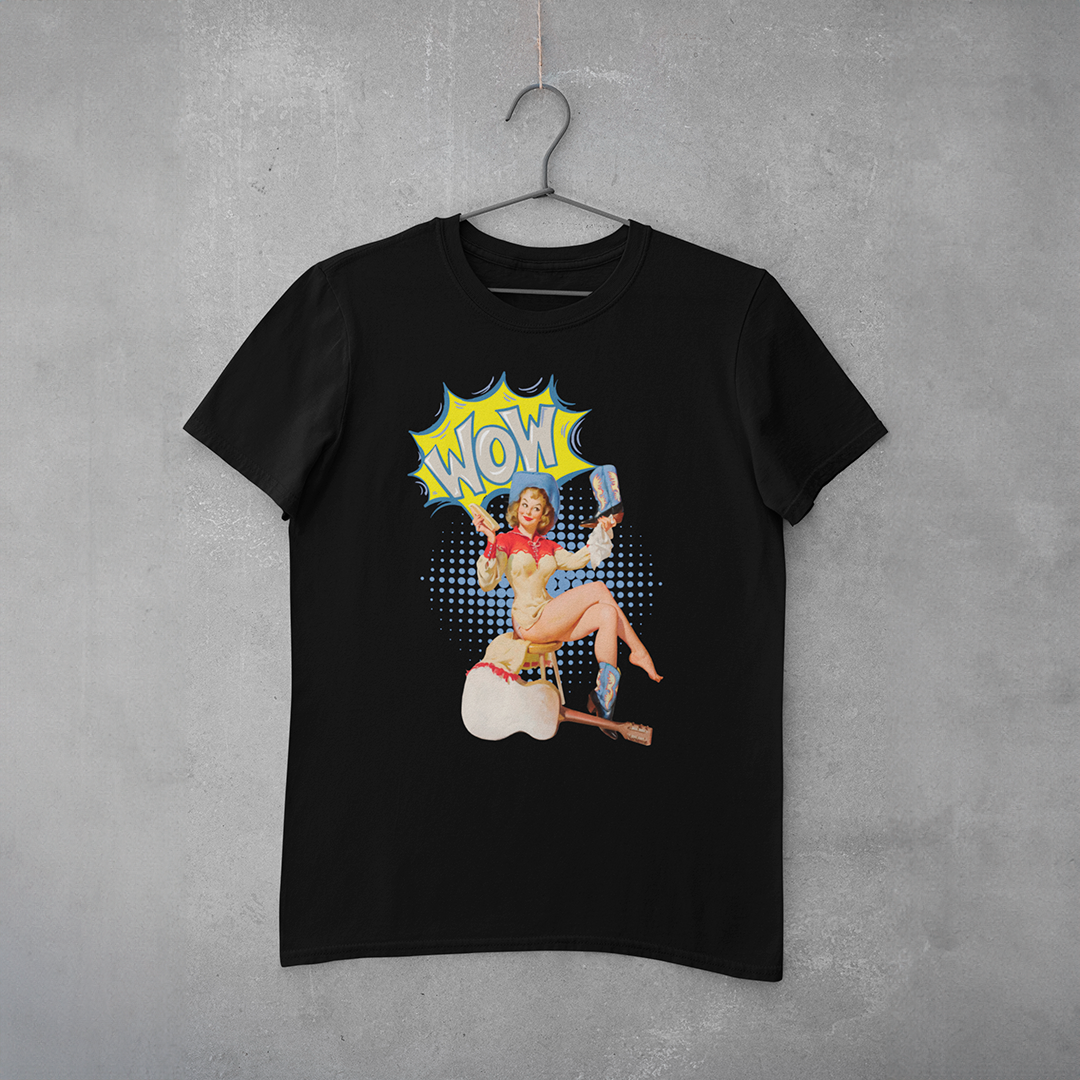 Camiseta Estampa Pin-Up Olivia