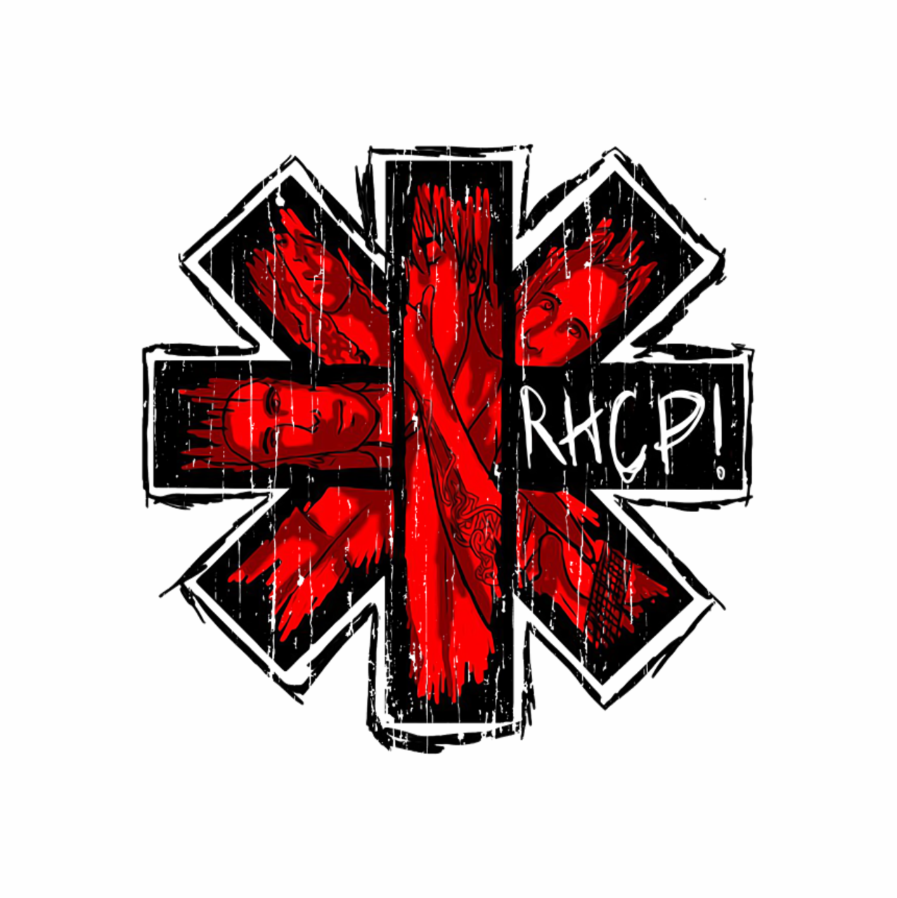 Camiseta Red Hot Chili Peppers - RHCP