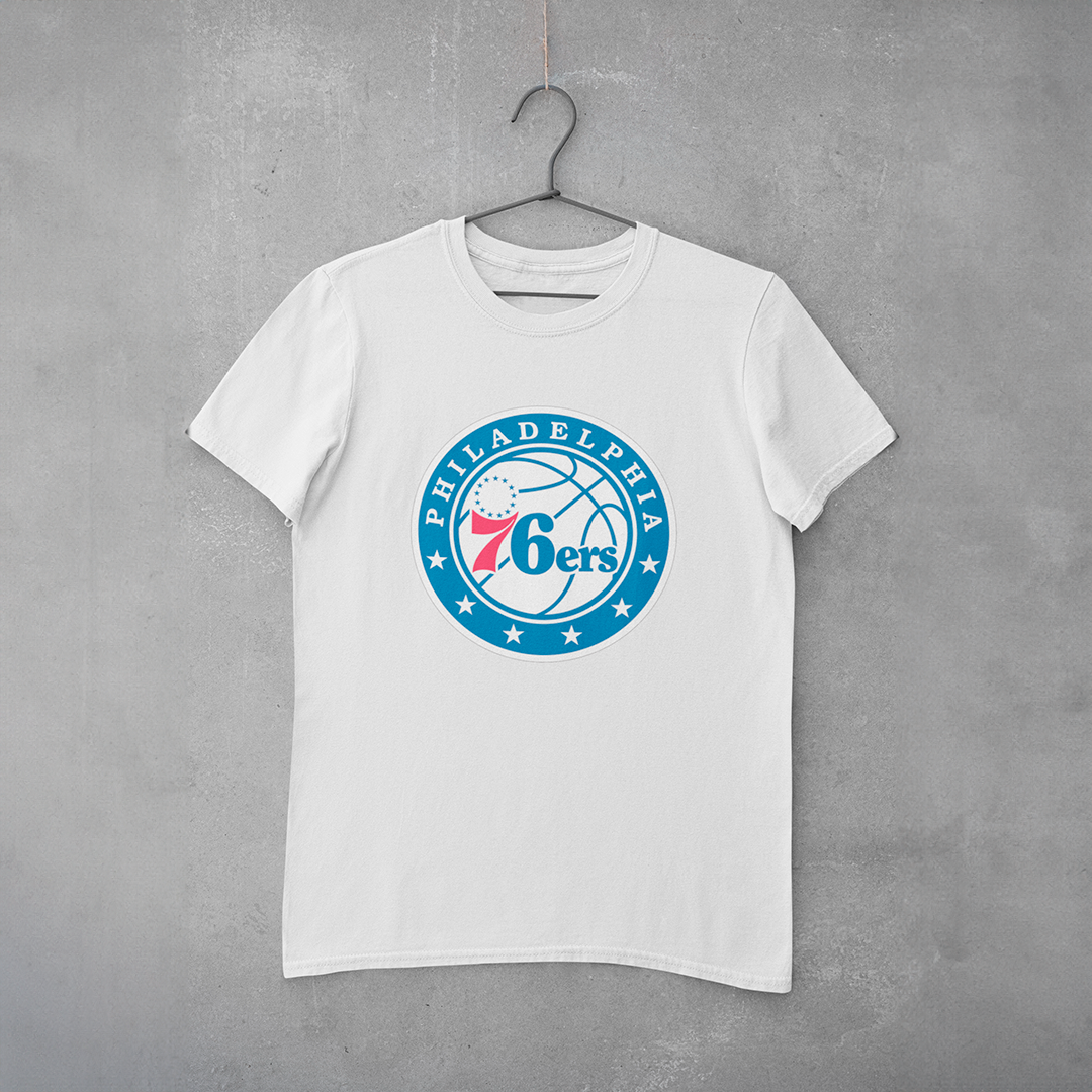 Camiseta Estampa Philadelphia 76ers - estampa peito (central)