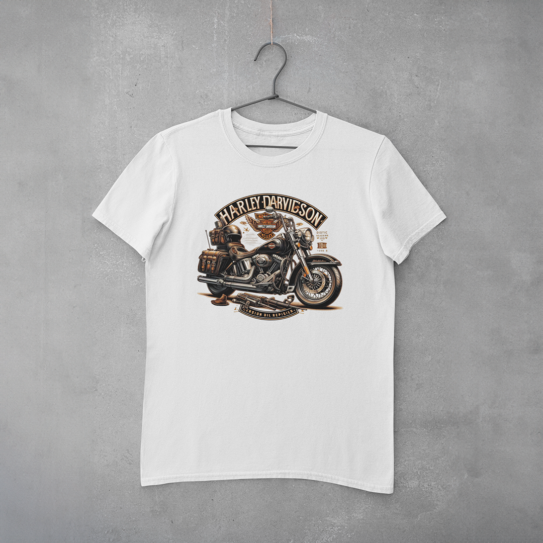 Camiseta Estampa Black Harley Davidson