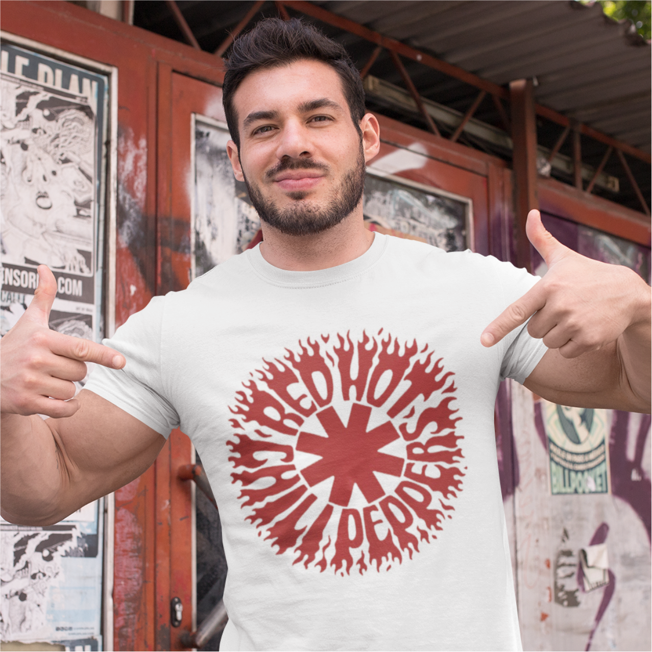 Camiseta Red Hot Chili Peppers - Fire