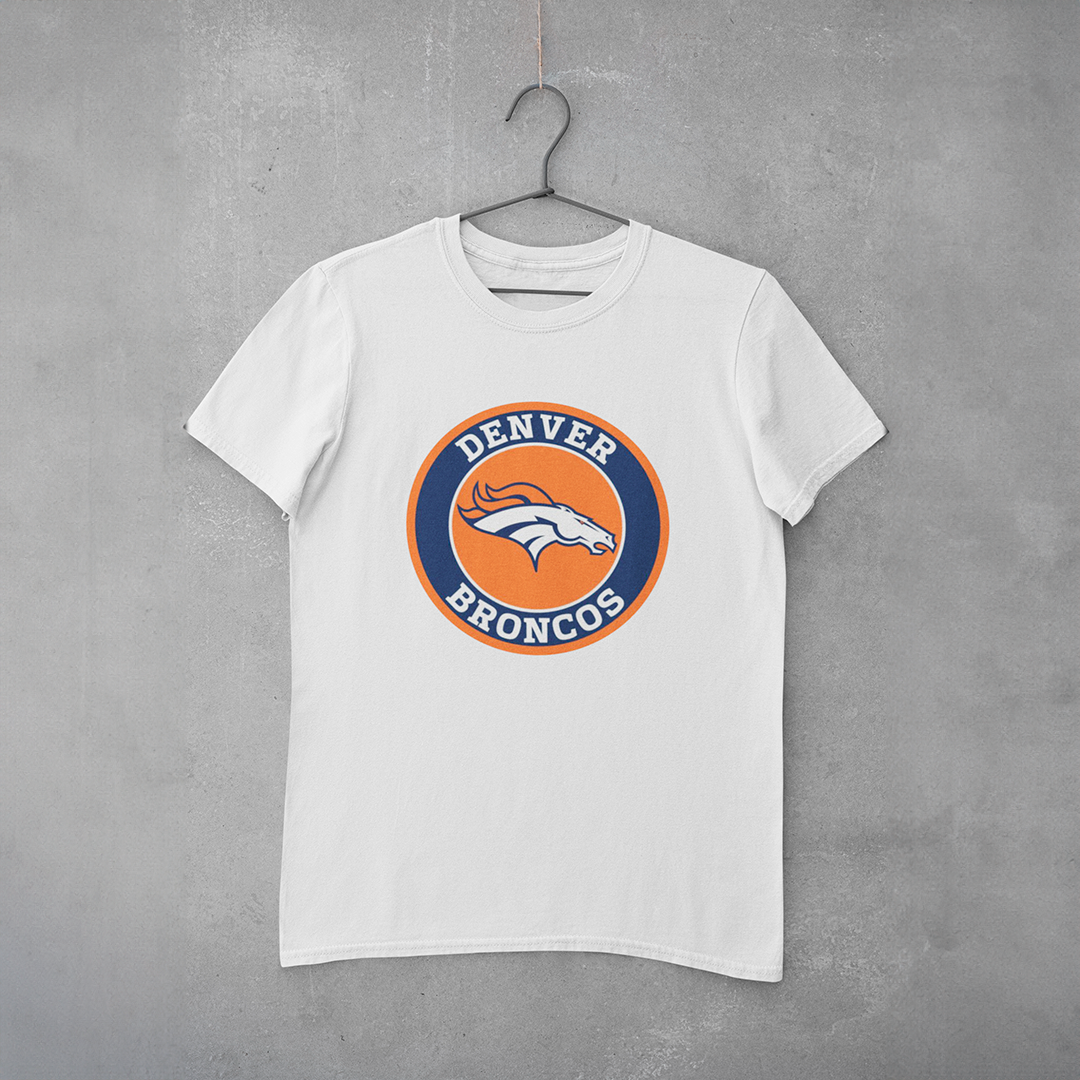 Camiseta Estampa Denver Broncos - estampa peito (central)