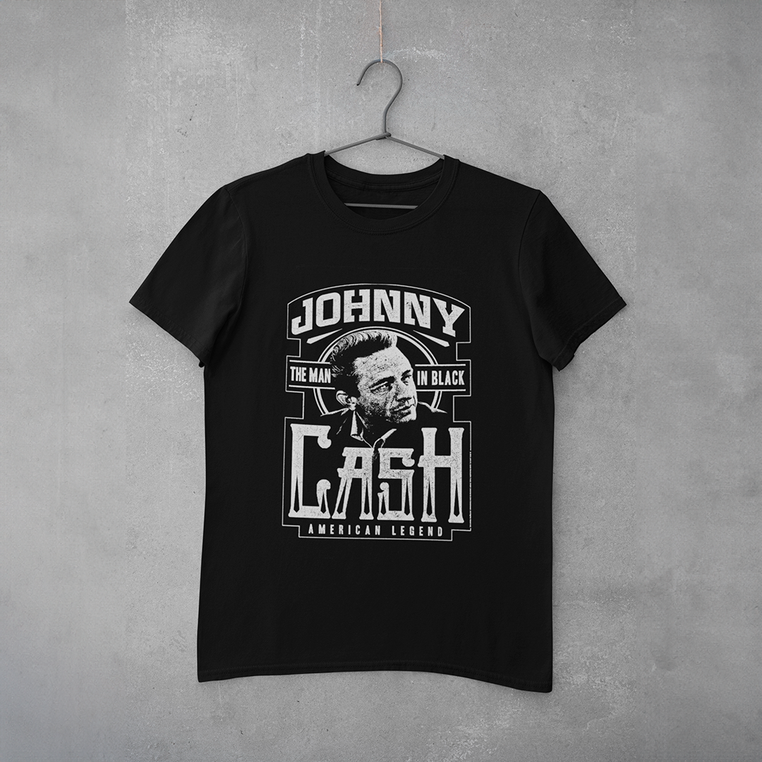Camiseta Estampa Johnny Cash