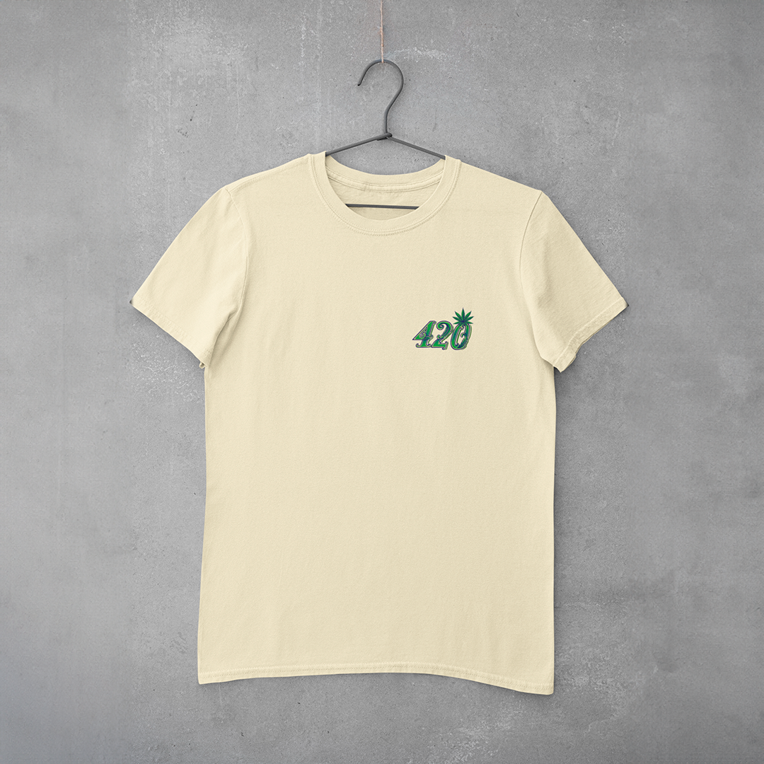 Camiseta Cannabis 420 (estampa pequena)