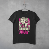 Camiseta Estampa Arlequina - Criminal Queen