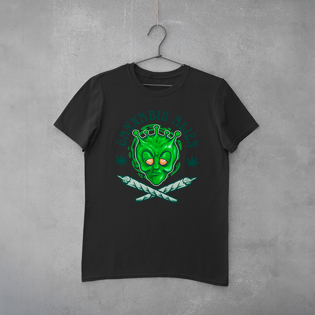 Camiseta Cannabis Cannabis Alien
