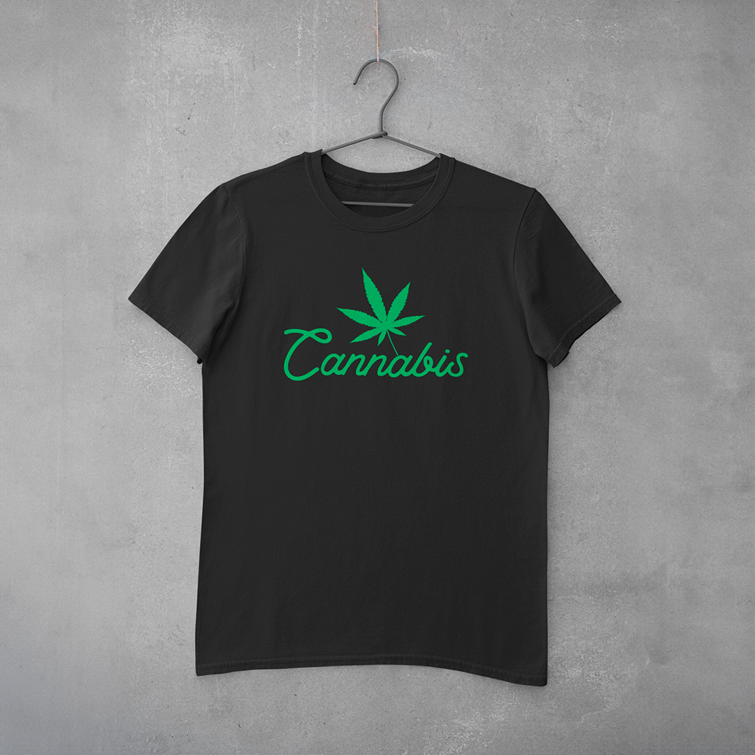 Camiseta Cannabis (estampa peito)