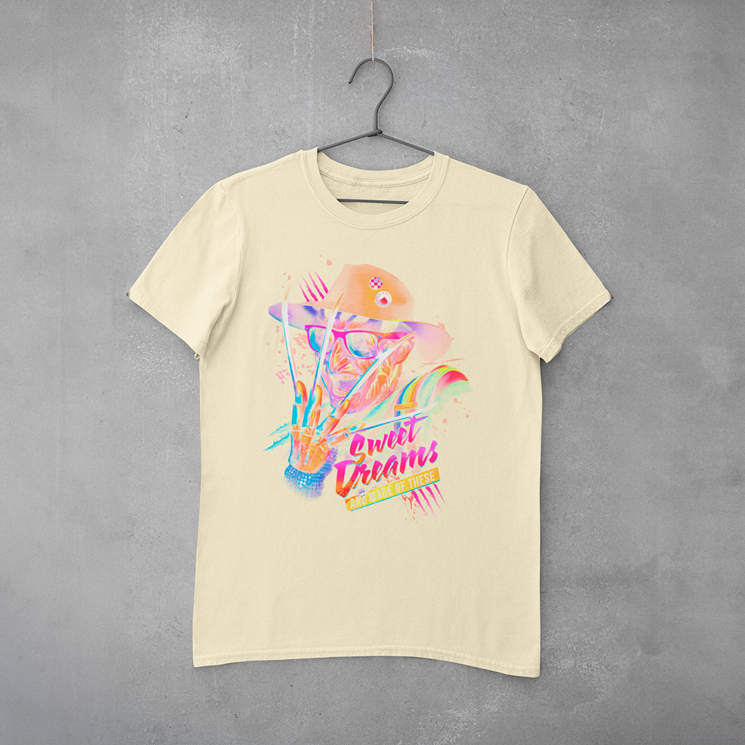 Camiseta Estampa Freddy Krueger - Sweet Dreams