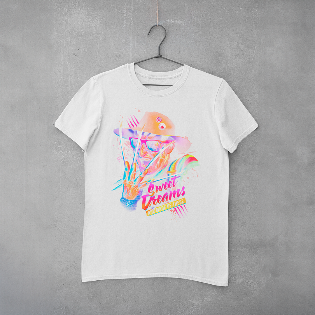 Camiseta Estampa Freddy Krueger - Sweet Dreams