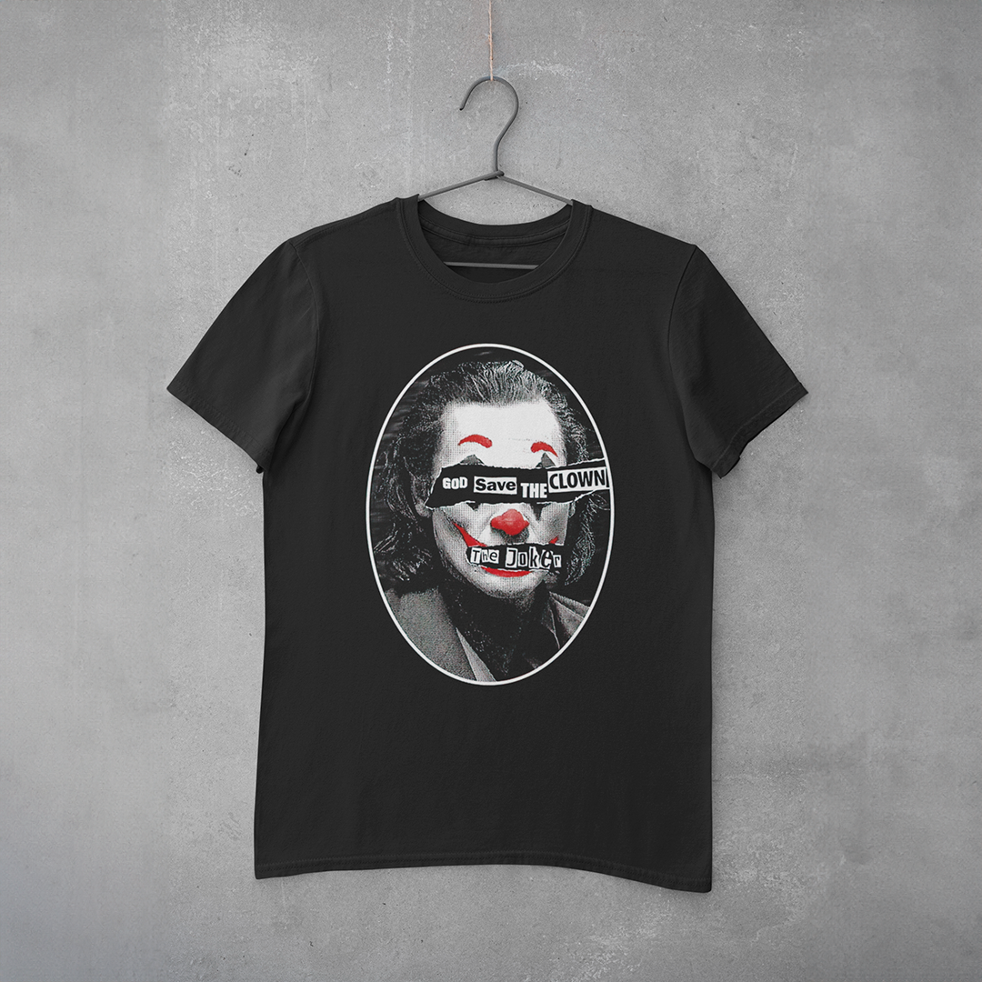 Camiseta Estampa Joker - God Save The Clown