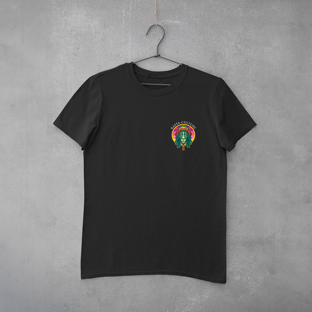 Camiseta Rasta Culture (estampa lateral pequena)
