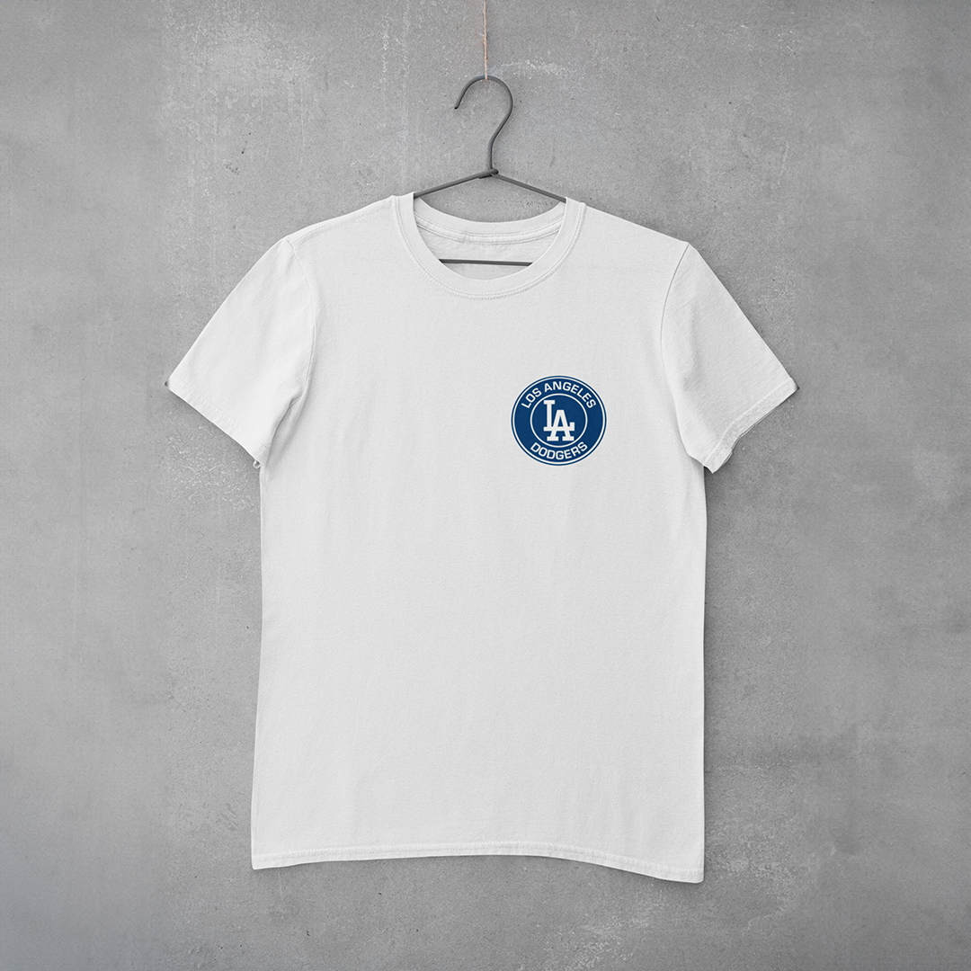 Camiseta Estampa Los Angeles Dodgers Logo - estampa peito (pequena)