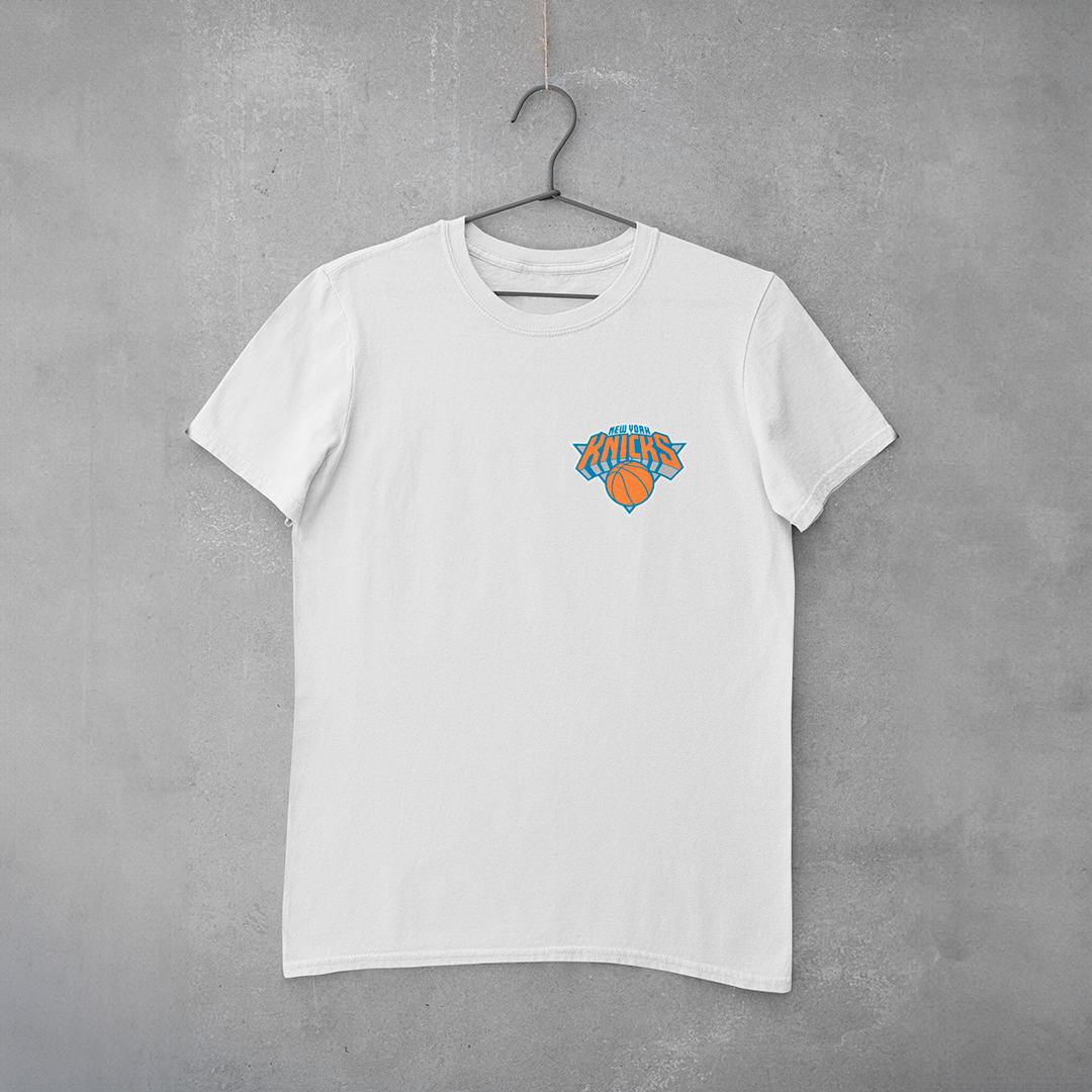 Camiseta Estampa New York Knicks - estampa peito (pequena)
