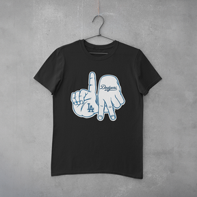 Camiseta Estampa LA Dodgers Hand - estampa peito (central)