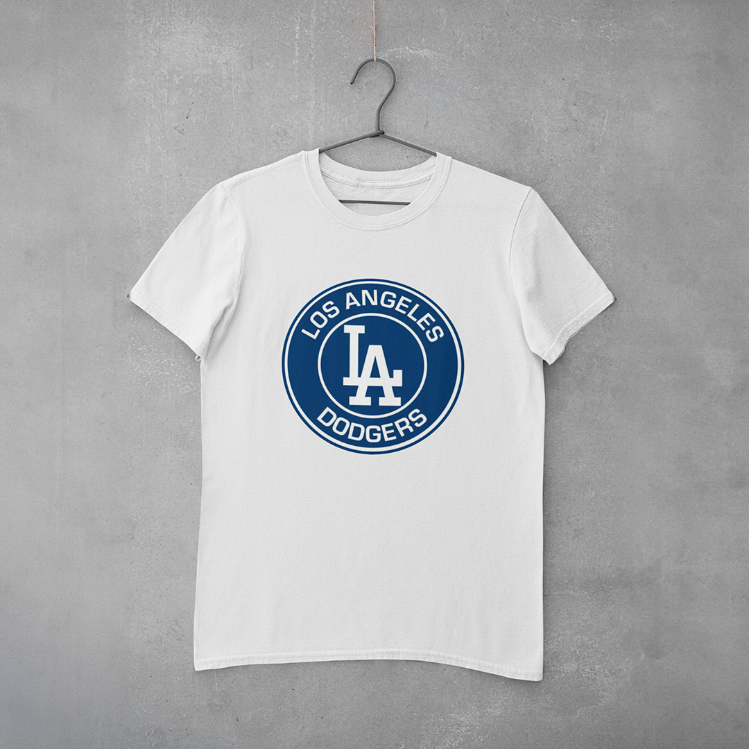 Camiseta Estampa LA Dodgers Logo - estampa peito (central)