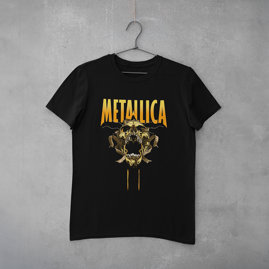 Camiseta Estampa Metallica