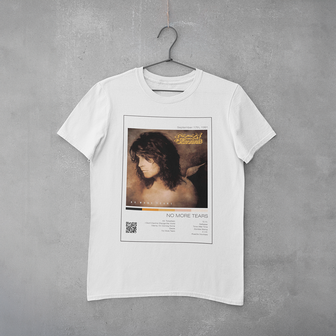 Camiseta Estampa Ozzy Osbourne - No More Tears