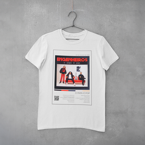 Camiseta Estampa Engenheiros do Havaí - O Papa é Pop