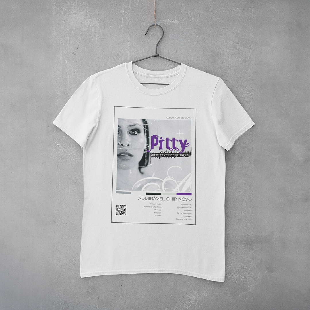 Camiseta Estampa Pitty - Admirável Chip Novo