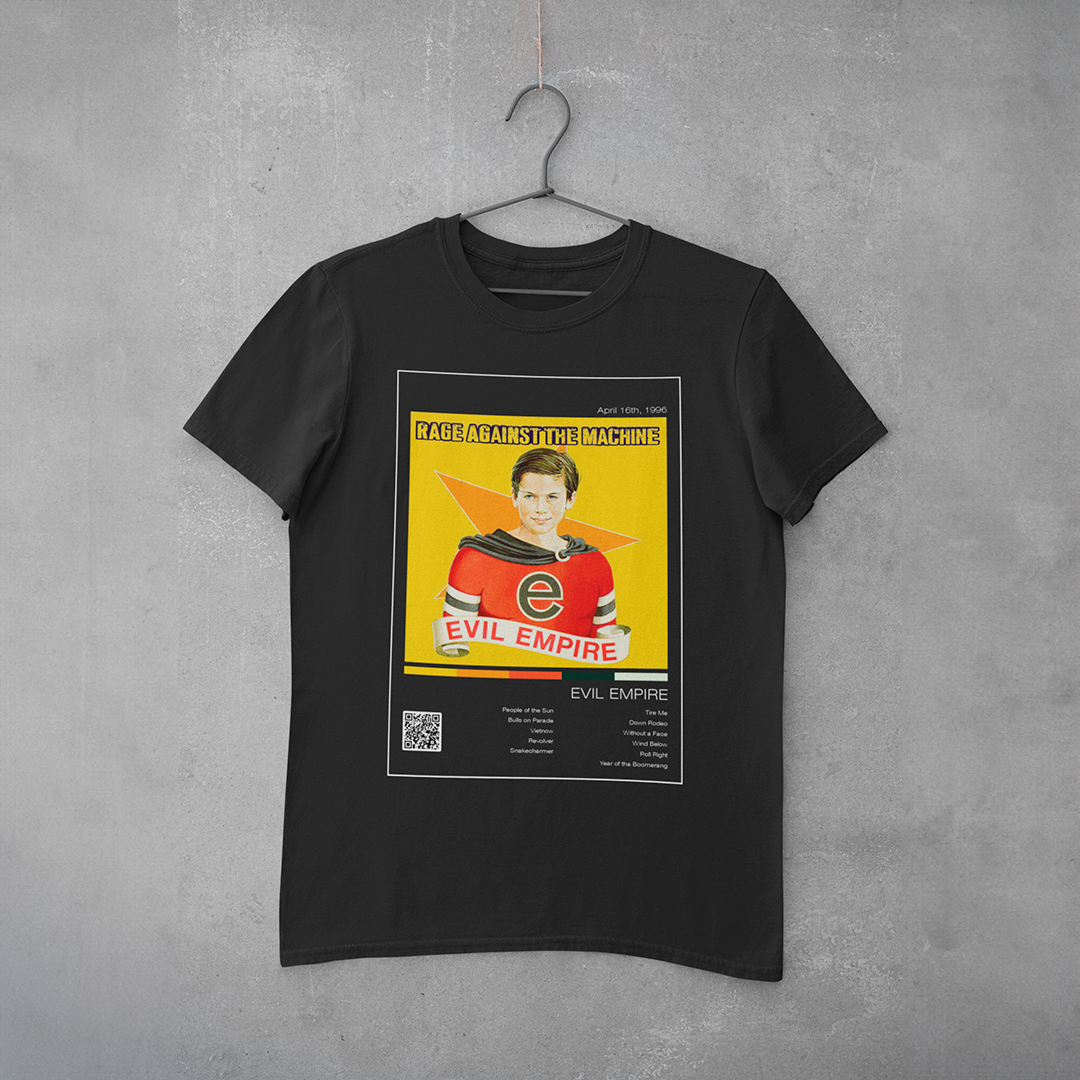 Camiseta Estampa Rage Against The Machine - Evil Empire