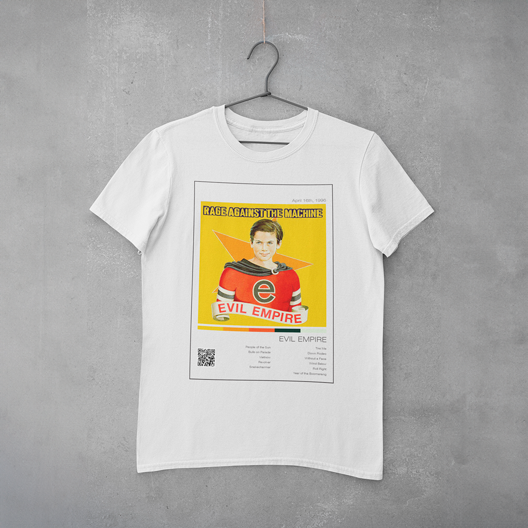 Camiseta Estampa Rage Against The Machine - Evil Empire