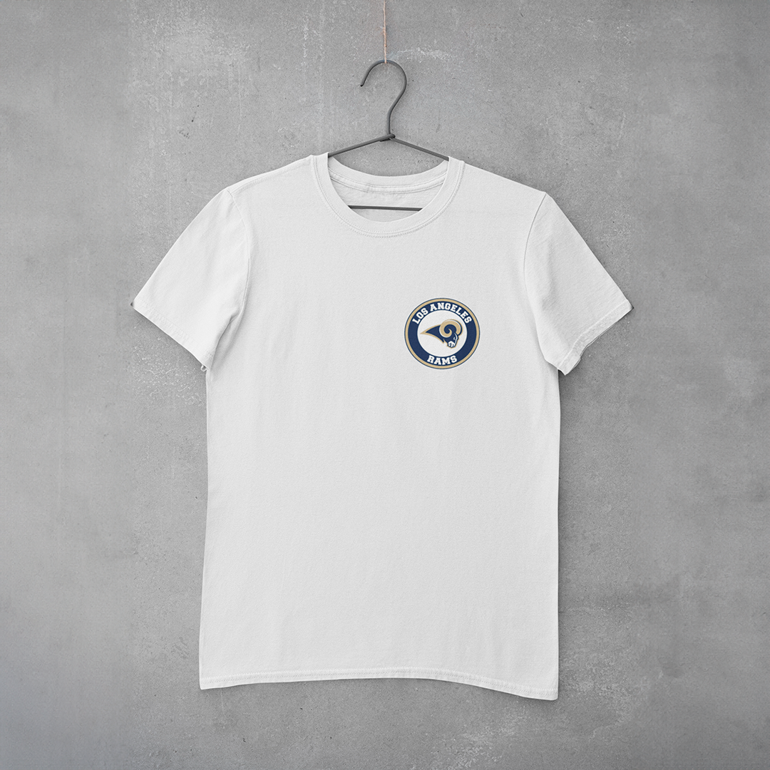 Camiseta Estampa Los Angeles Rams - estampa peito (pequena)