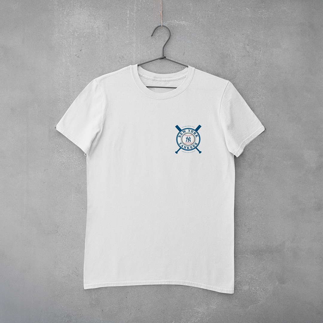 Camiseta Estampa New York Yankees Logo Alt. 1 - estampa peito (pequena)